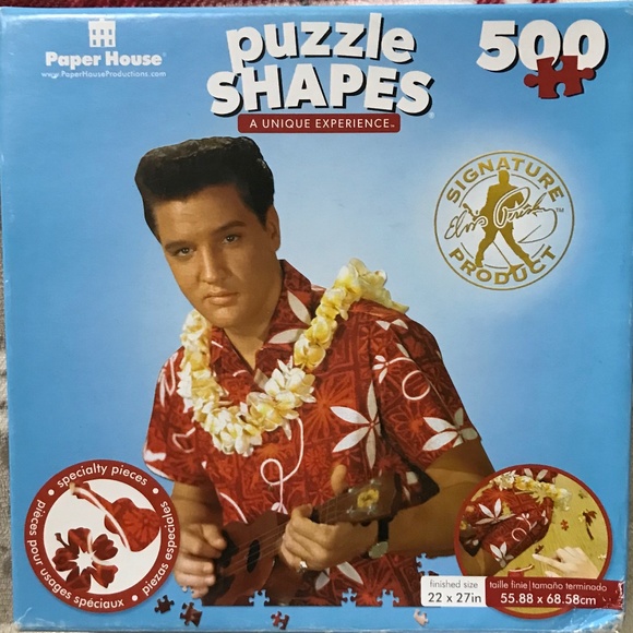 Elvis Presley Puzzle Signature Shapes 500 - Picture 1 of 4